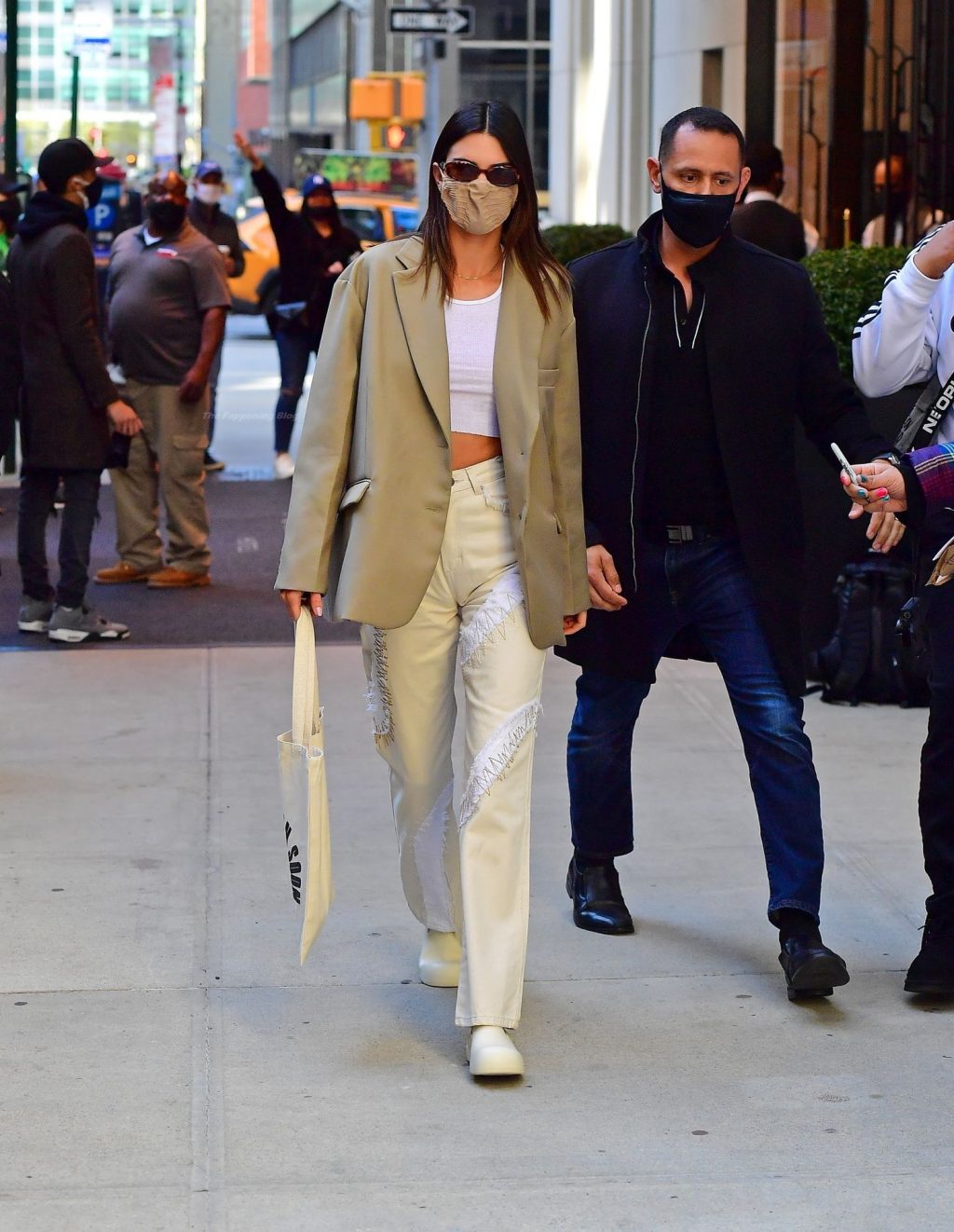 Kendall Jenner Heads Out in a Blazer and Crop Top in NYC (102 Photos)