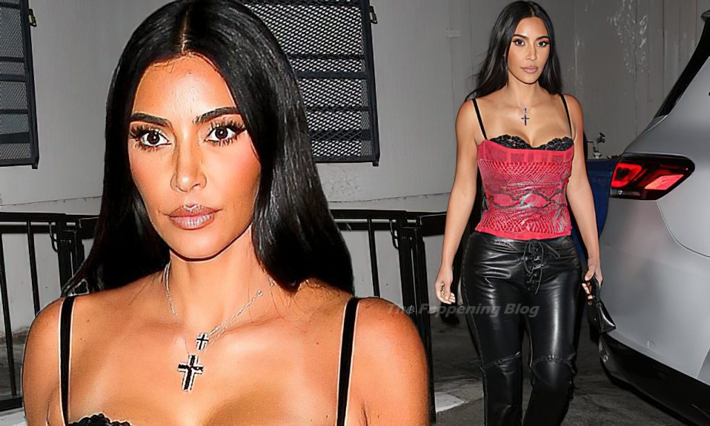 Kim Kardashian Hot (2 Collage Photos)