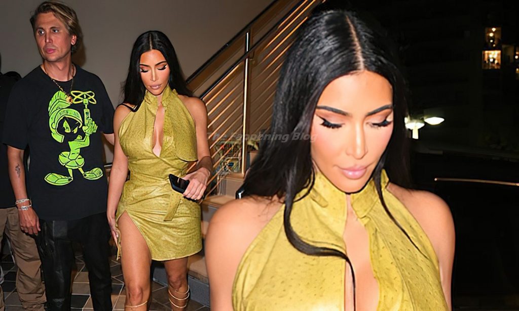 Kim Kardashian is All Smiles As She Parties with Friends in Miami (73 Photos)