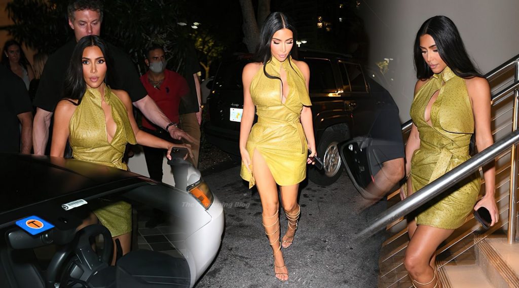 Kim Kardashian is All Smiles As She Parties with Friends in Miami (73 Photos)