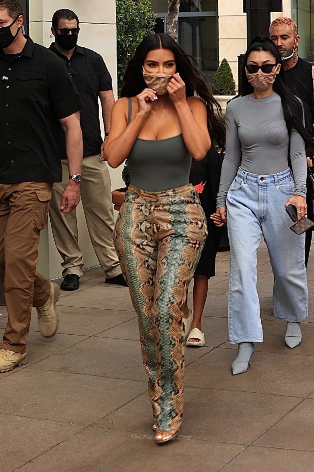 Kim Kardashian Surprises Fans at Her SKIMS Pop Up Shop at the Grove LA (82 Photos)