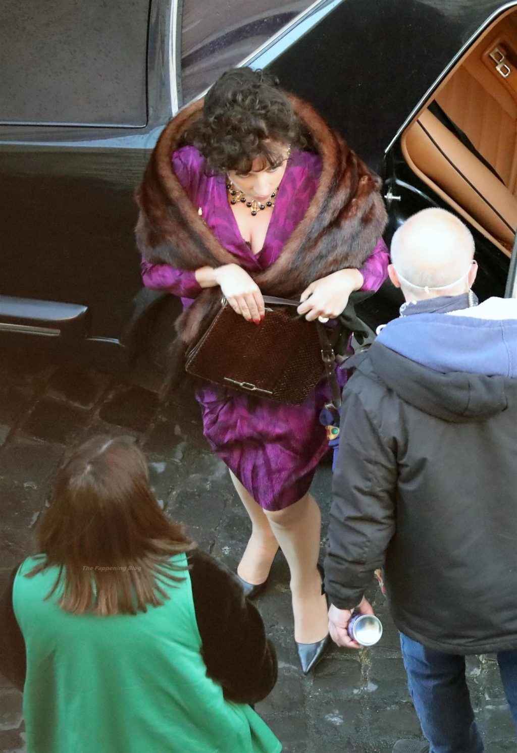 Lady Gaga is in Character Spotted on Set Shooting a Scene From the New Movie “House of Gucci” (46 Photos)