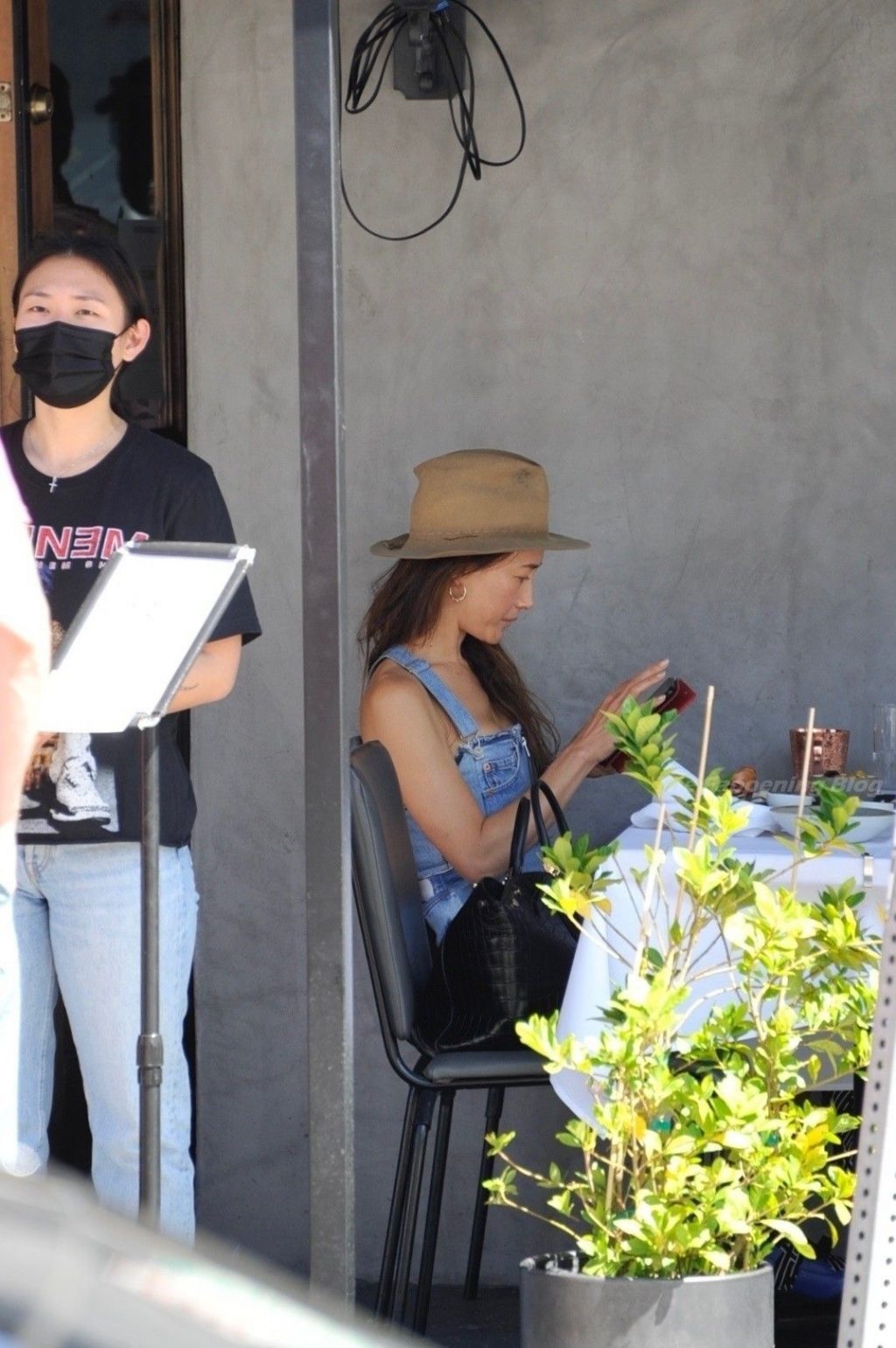 Maggie Q Brings Out the Denim for a Lunch Date at Crossroads in WeHo (17 Photos)