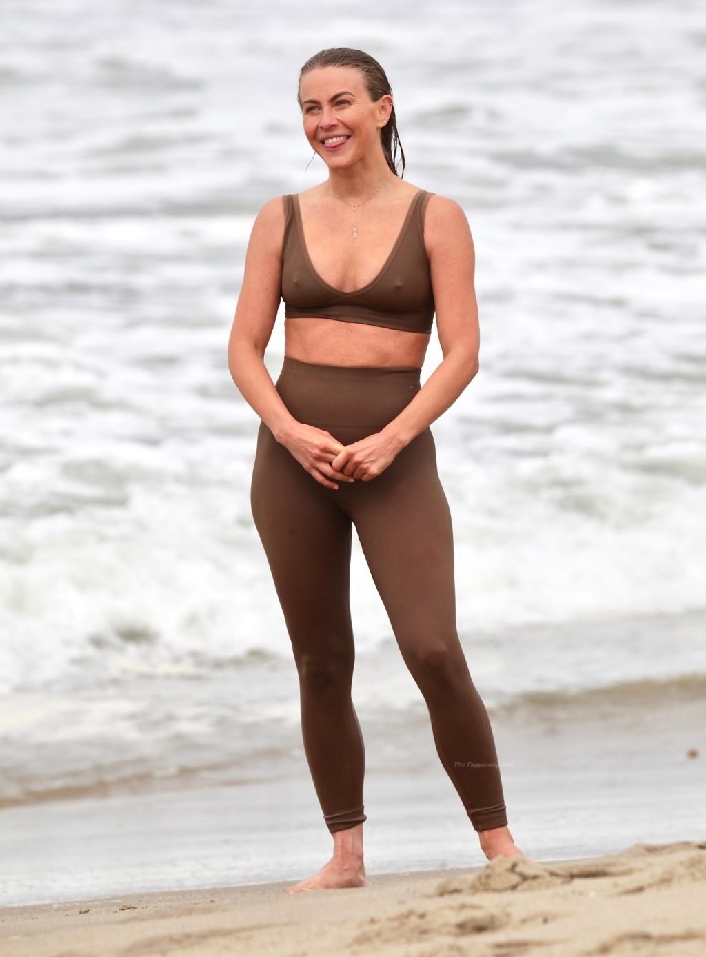 Julianne Hough Shows Off Her Pokies on the Beach (29 Photos)