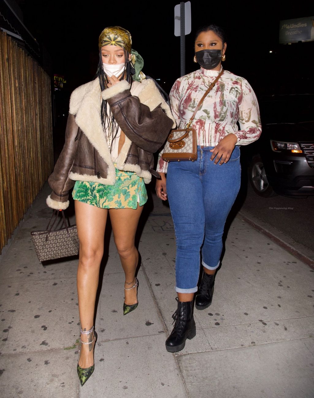 Rihanna Showcases Her Slender Legs in LA (21 Photos)