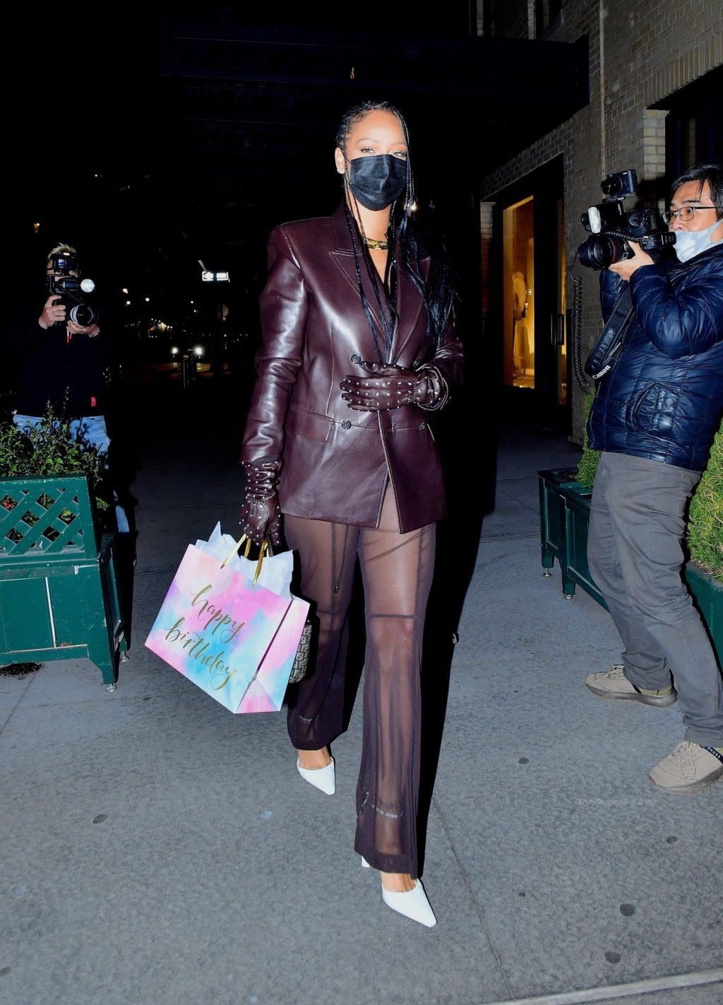 Rihanna Heads to Dinner at Pastis to Celebrate Her Mother’s Birthday in NYC (34 Photos)