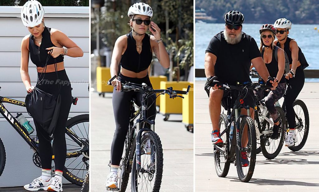 Russell Crowe is Joined on a Bike Ride by Britney Theriot and Rita Ora (27 Photos)