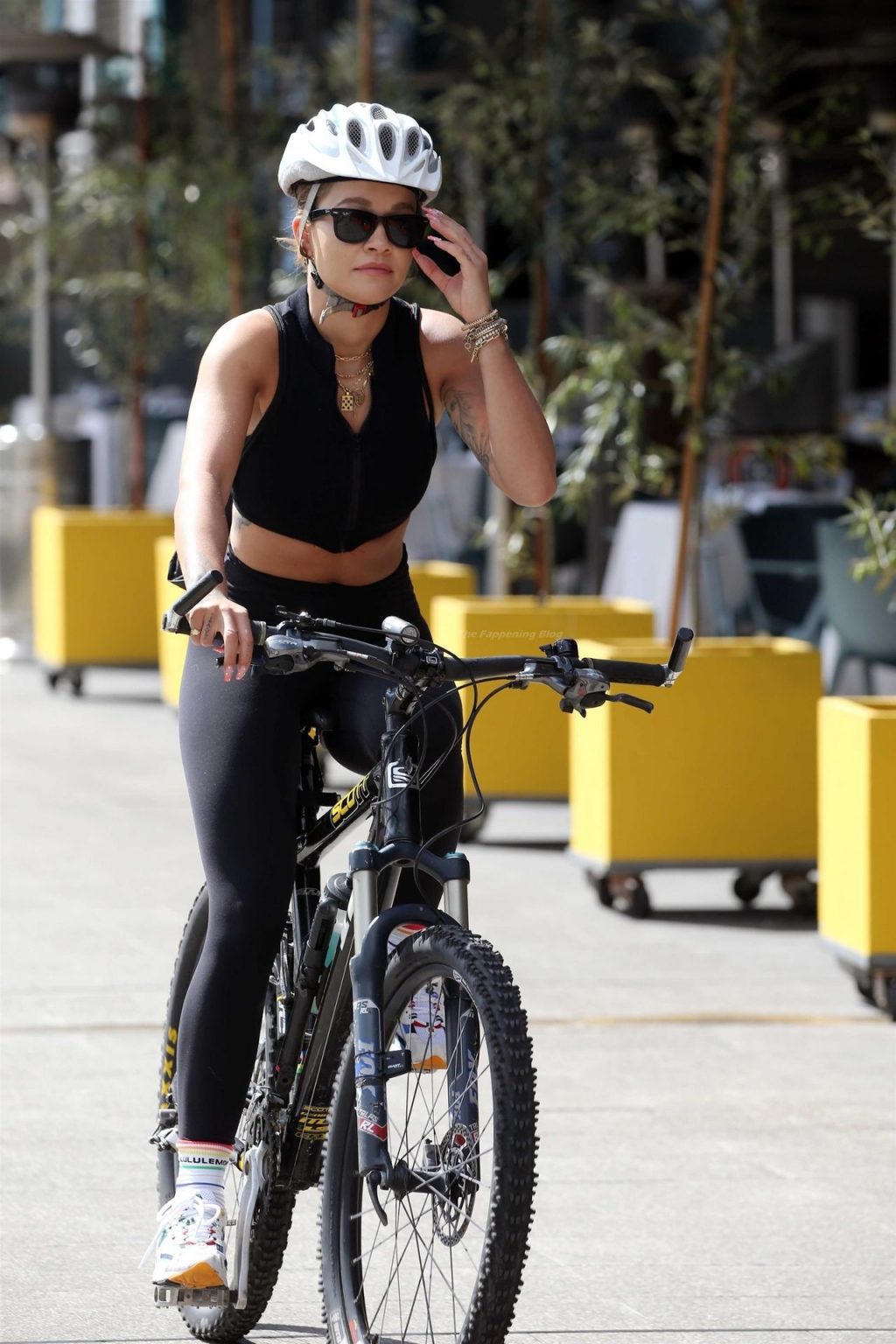 Russell Crowe is Joined on a Bike Ride by Britney Theriot and Rita Ora (27 Photos)