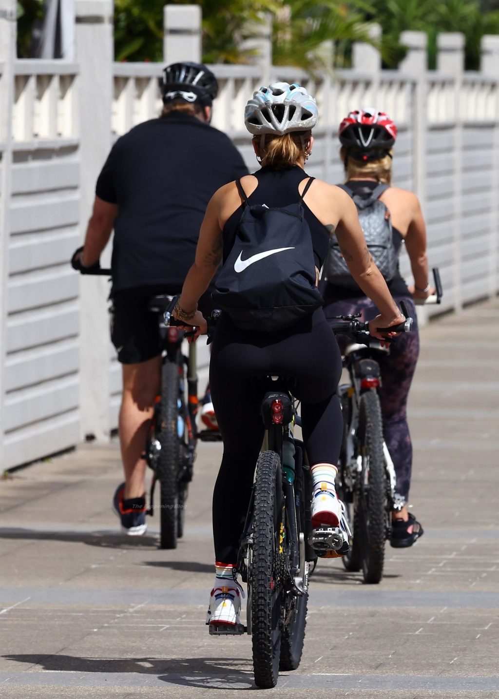 Russell Crowe is Joined on a Bike Ride by Britney Theriot and Rita Ora (27 Photos)