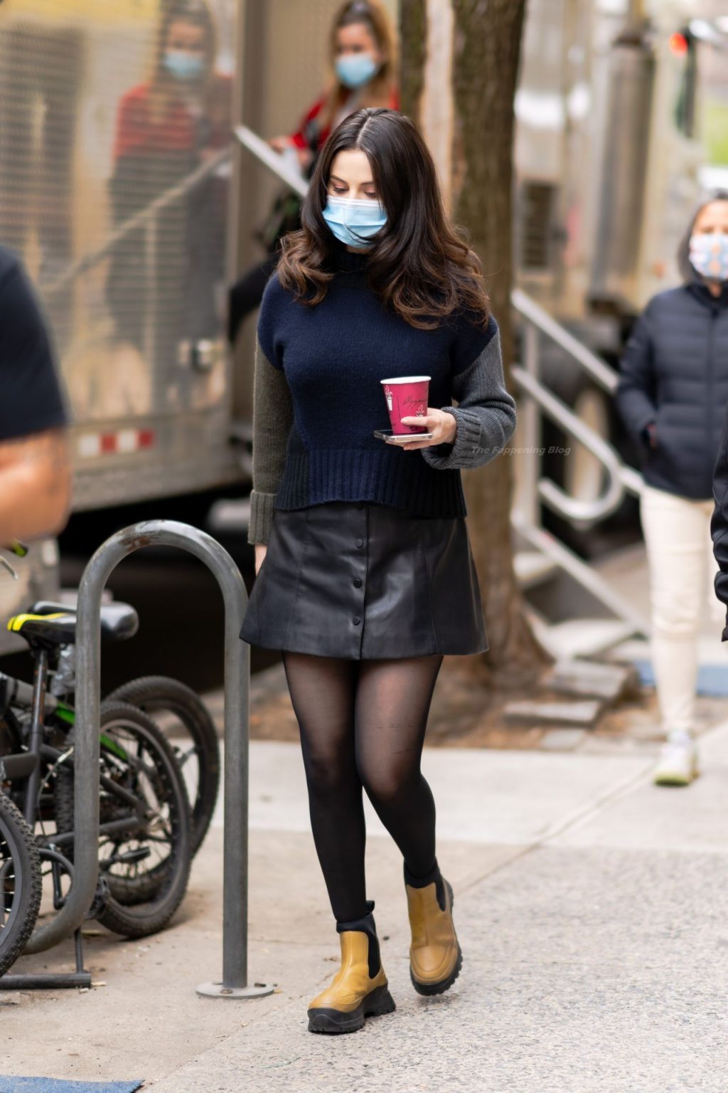 Selena Gomez is Pictured on the Set of ‘Only Murders in the Building’ in NYC (16 Photos)