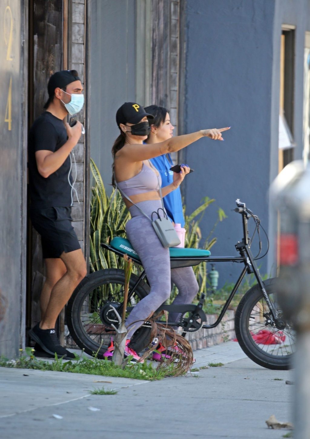 Yolanthe Cabau and a Friend Take a Spin on Her Super 73 Electric Bike in LA (26 Photos)