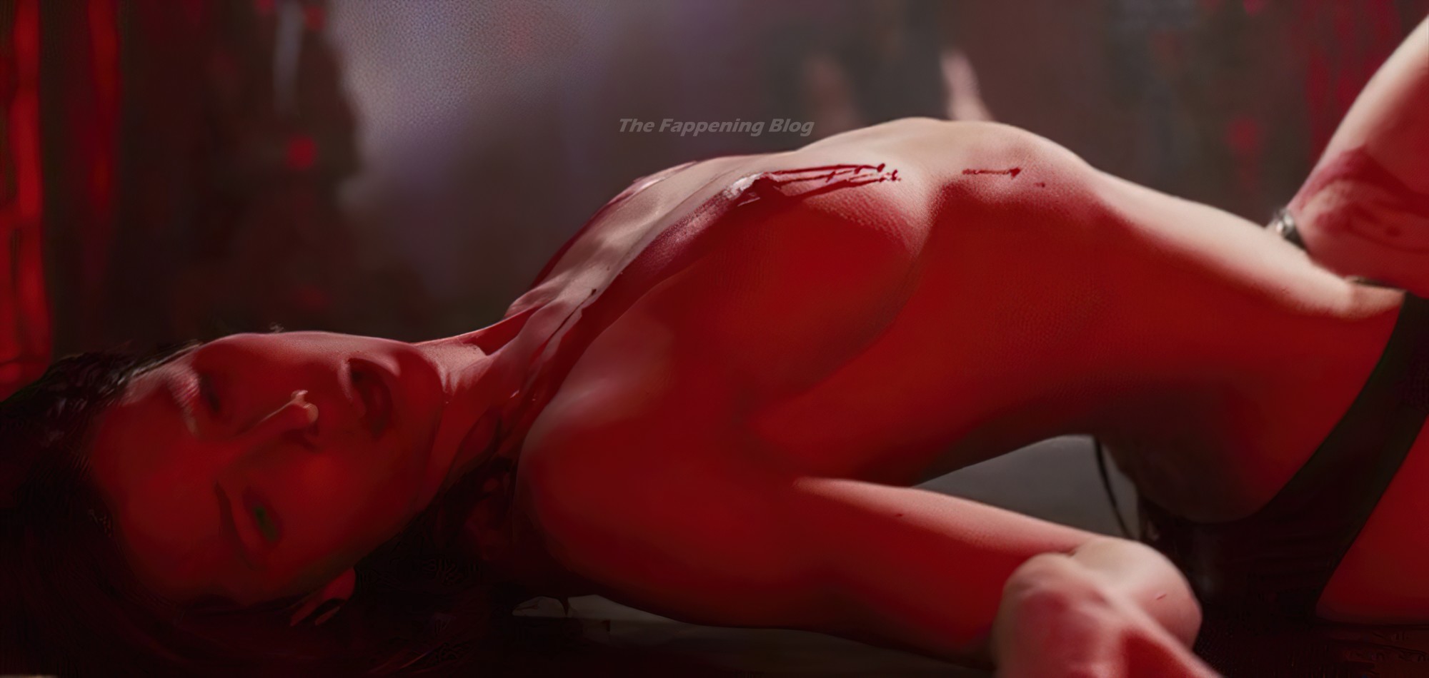 Jessica Biel Nude - Powder Blue (7 Pics + Enhanced Video) .