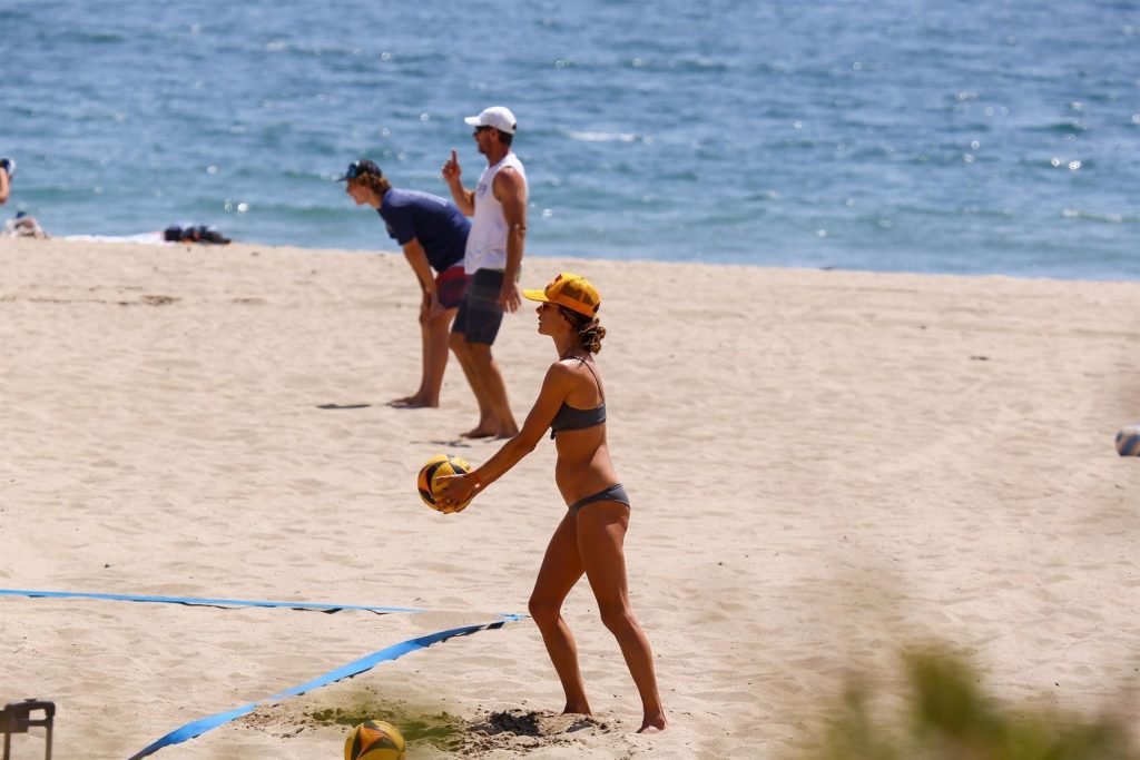 Alessandra Ambrosio Flashes Her Bush on the Beach in Malibu (62 Photos)