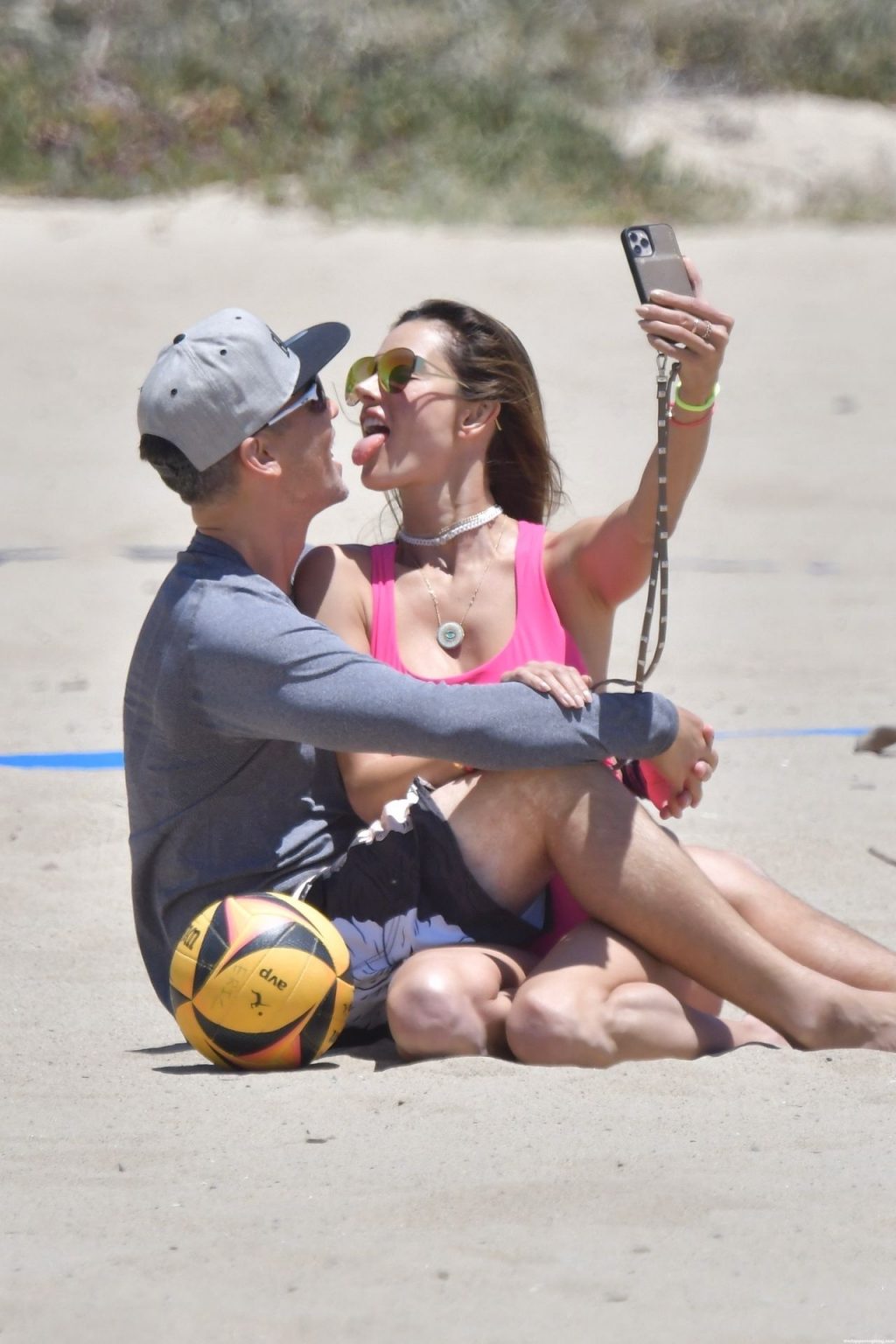 Alessandra Ambrosio Enjoys Another Weekend of Beach Volleyball with Friends (140 New Photos)