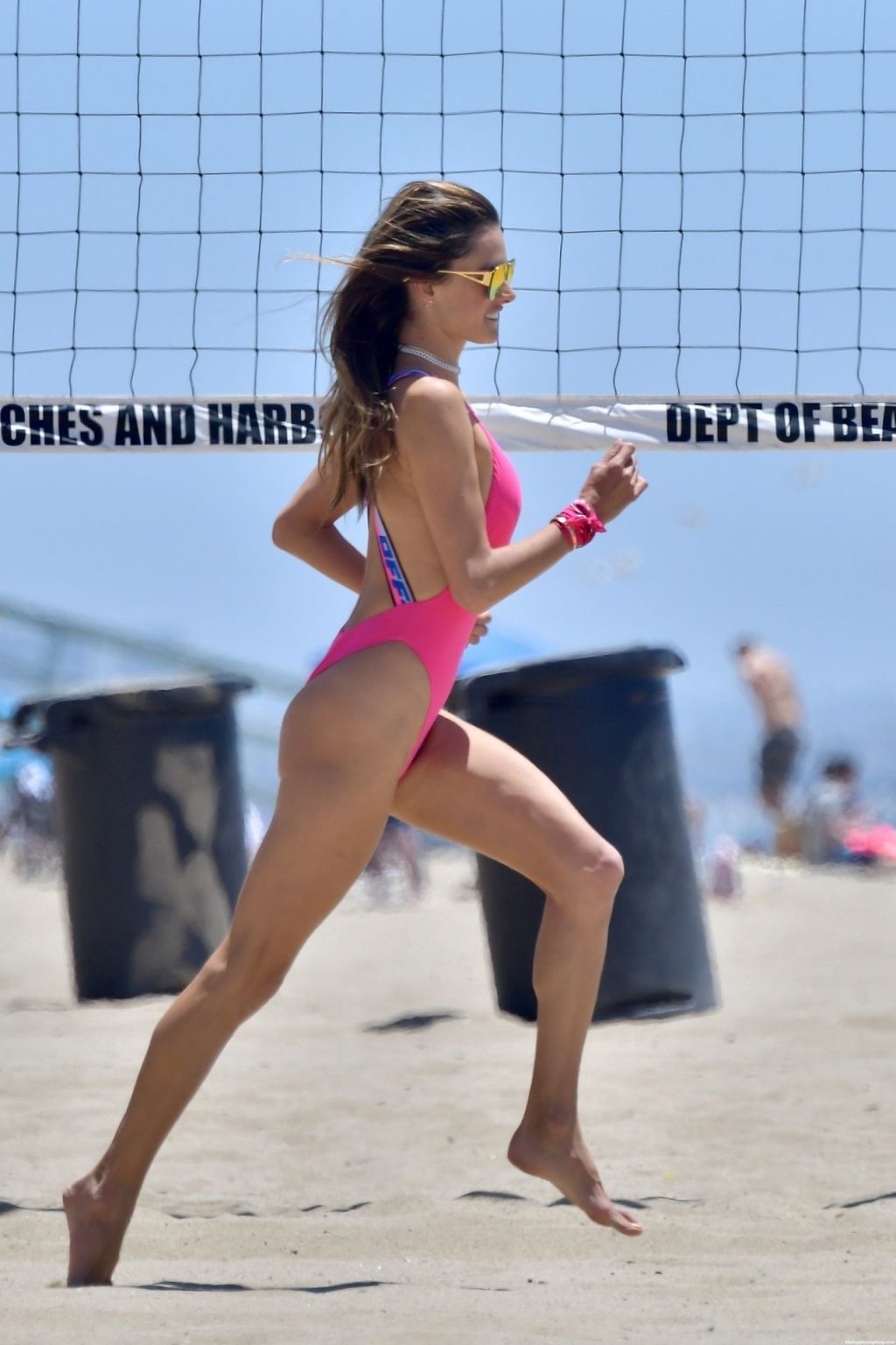 Alessandra Ambrosio Enjoys Another Weekend of Beach Volleyball with Friends (140 New Photos)