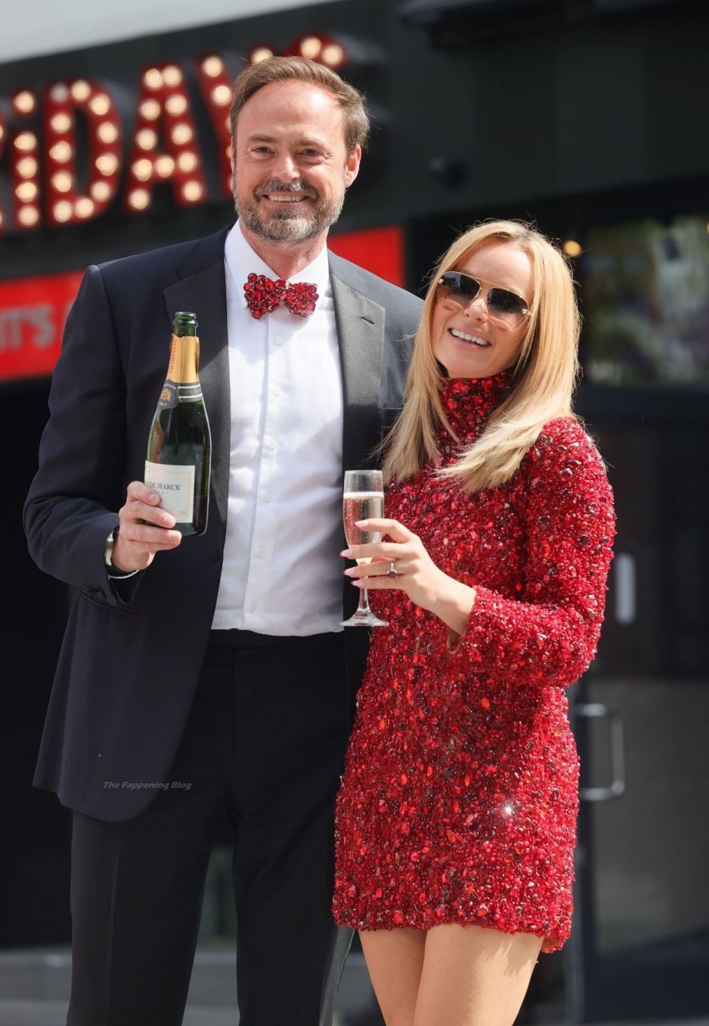 Amanda Holden &amp; Jamie Theakston Get Ready to Celebrate Heart Radio Make Me a Millionaire Competition (32 Photos)