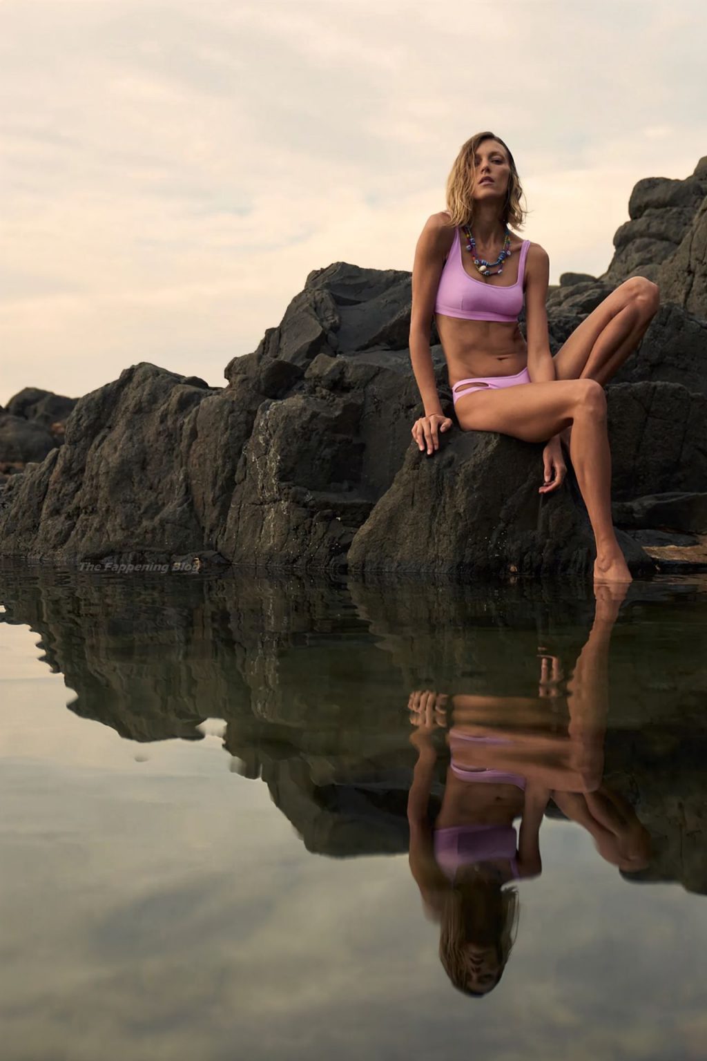 Anja Rubik is Beach Ready in Zara’s Swimsuit Designs (11 Photos)