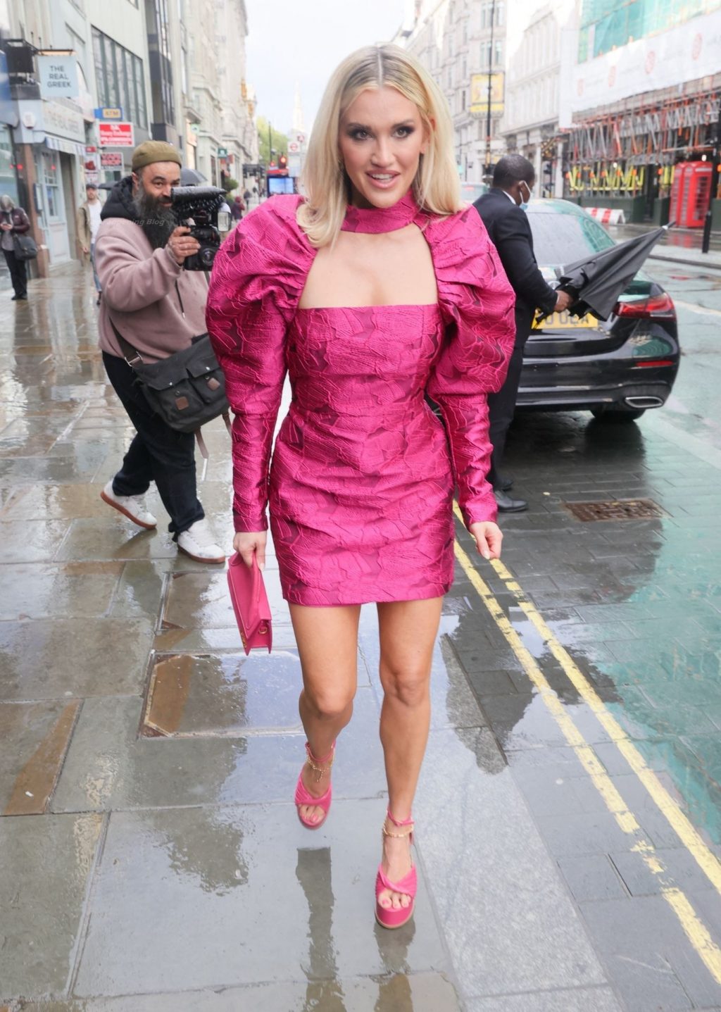 Ashley Roberts Looks Pretty in a Pink Dress (65 Photos)