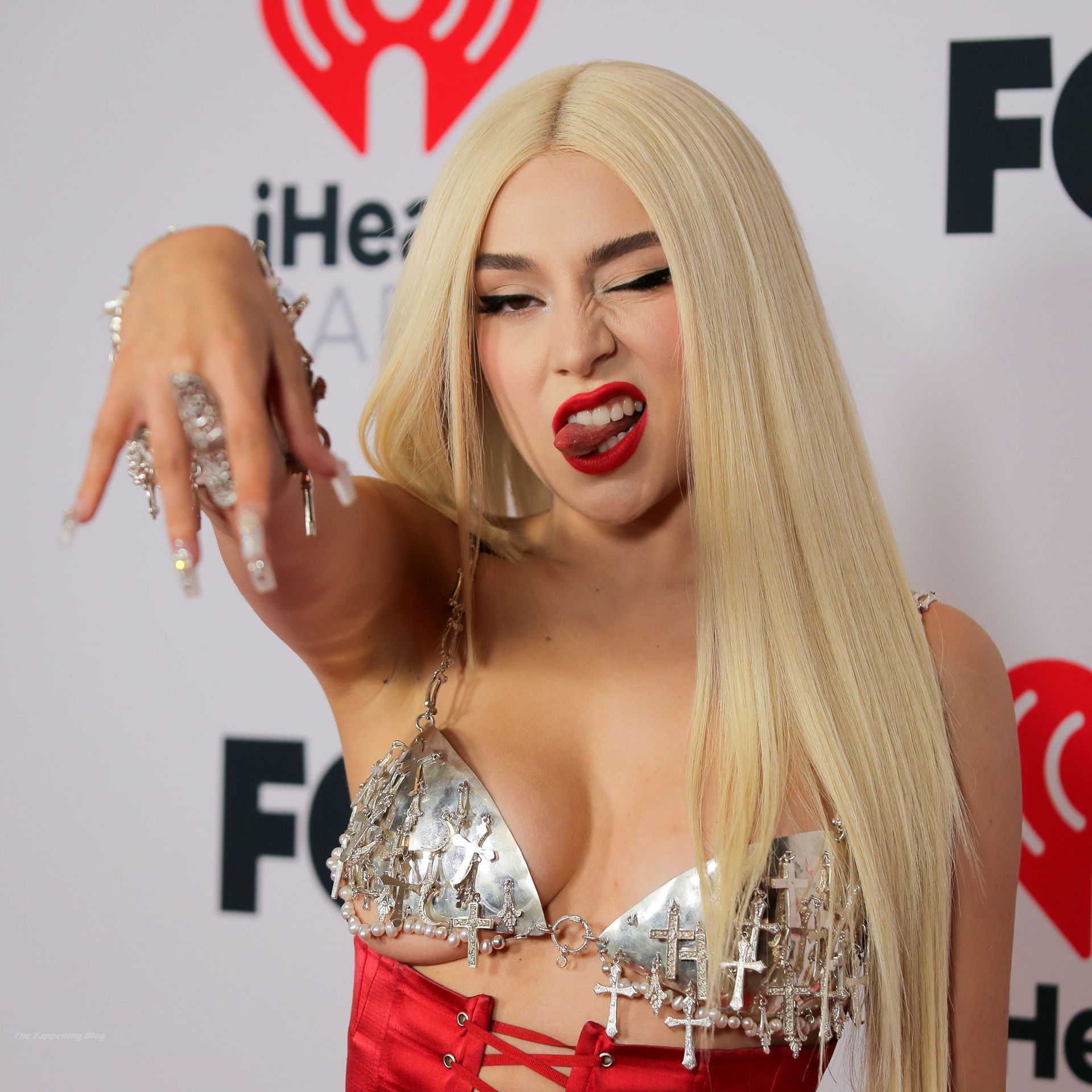 Ava Max Showcases Her Tits at the 2021 iHeartRadio Music Awards (32 Photos)...