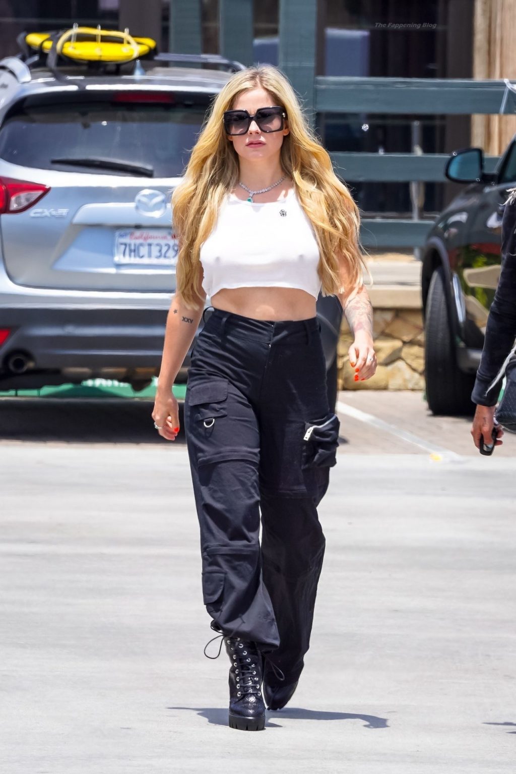 Avril Lavigne is Braless and Giggly in Malibu (35 Photos)
