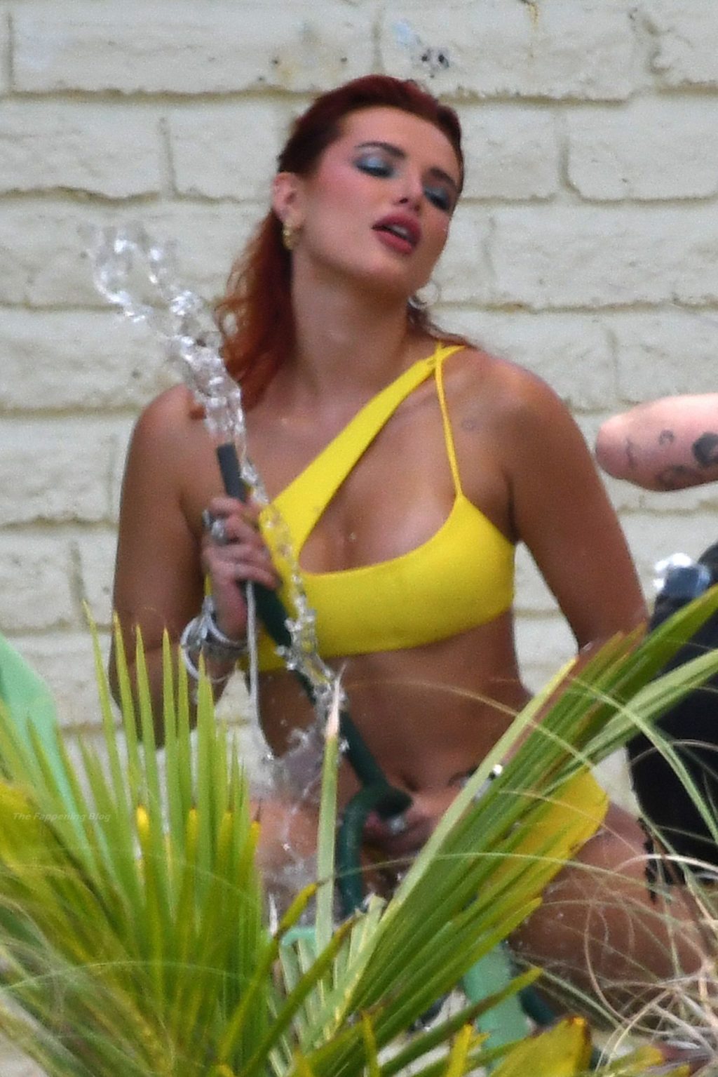 Bella Thorne Poses Seductively with a Water Hose During a Shoot in Miami (79 Photos)