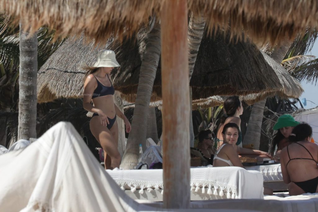 Brandi Cyrus Wears a Black Bikini as She Hits the Beach in Mexico (38 Photos)