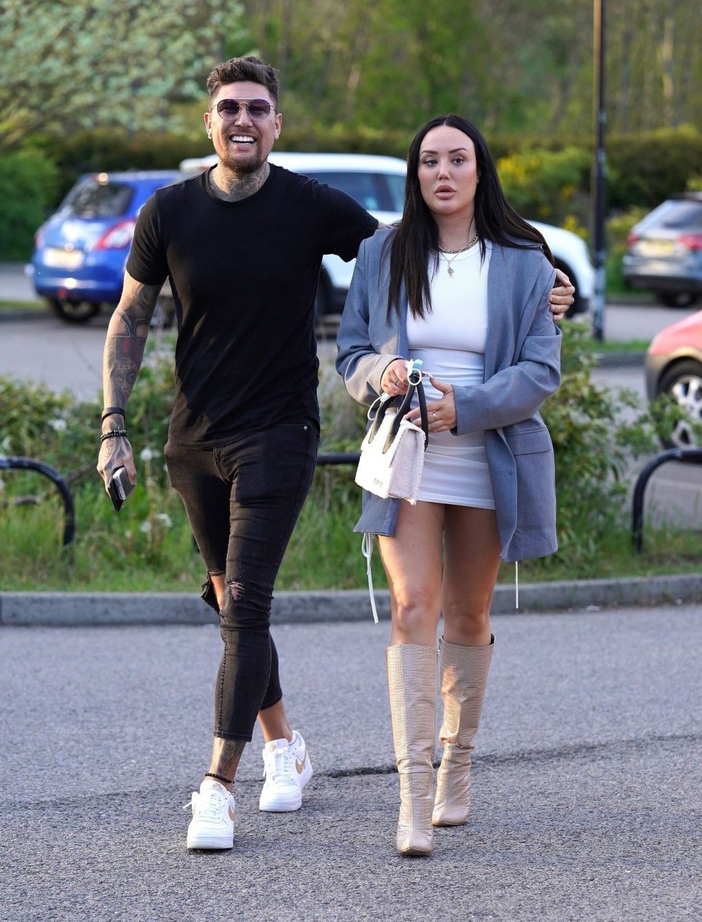 Charlotte Crosby Goes Braless at The Palm Restaurant in Sunderland (28 Photos)