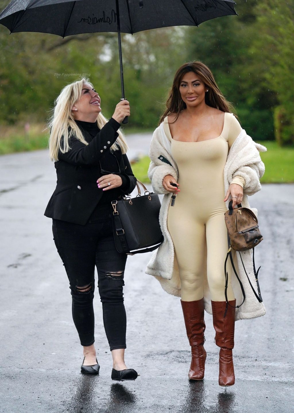 Chloe Ferry Spills Out of Her Tight Bodysuit on a Night Out in Newcastle (43 Photos)