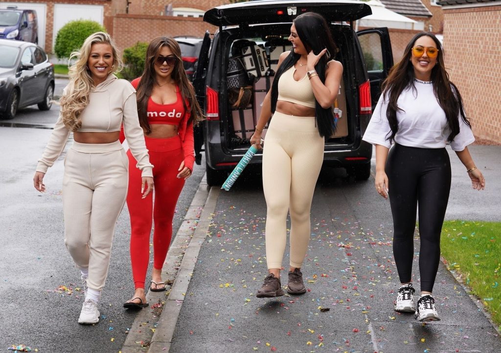 Chloe Ferry Shows Off Her Cleavage in Sunderland (28 Photos)