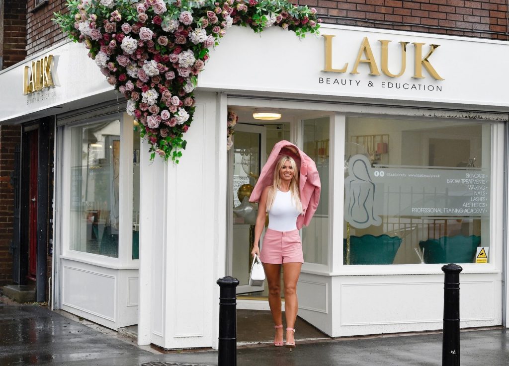 Busty Christine McGuinness Gets Caught in a Huge Downpour at the LAUK Beauty &amp; Education (56 Photos)