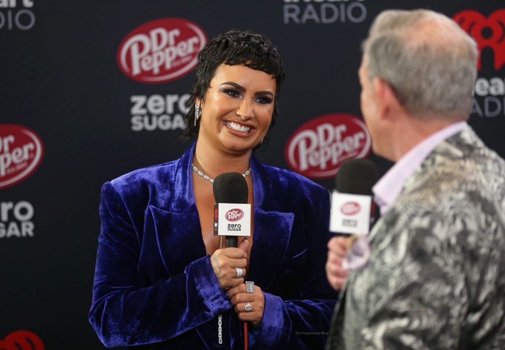Demi Lovato Shows Off Nice Cleavage at the 2021 iHeartRadio Music Awards (53 Photos)