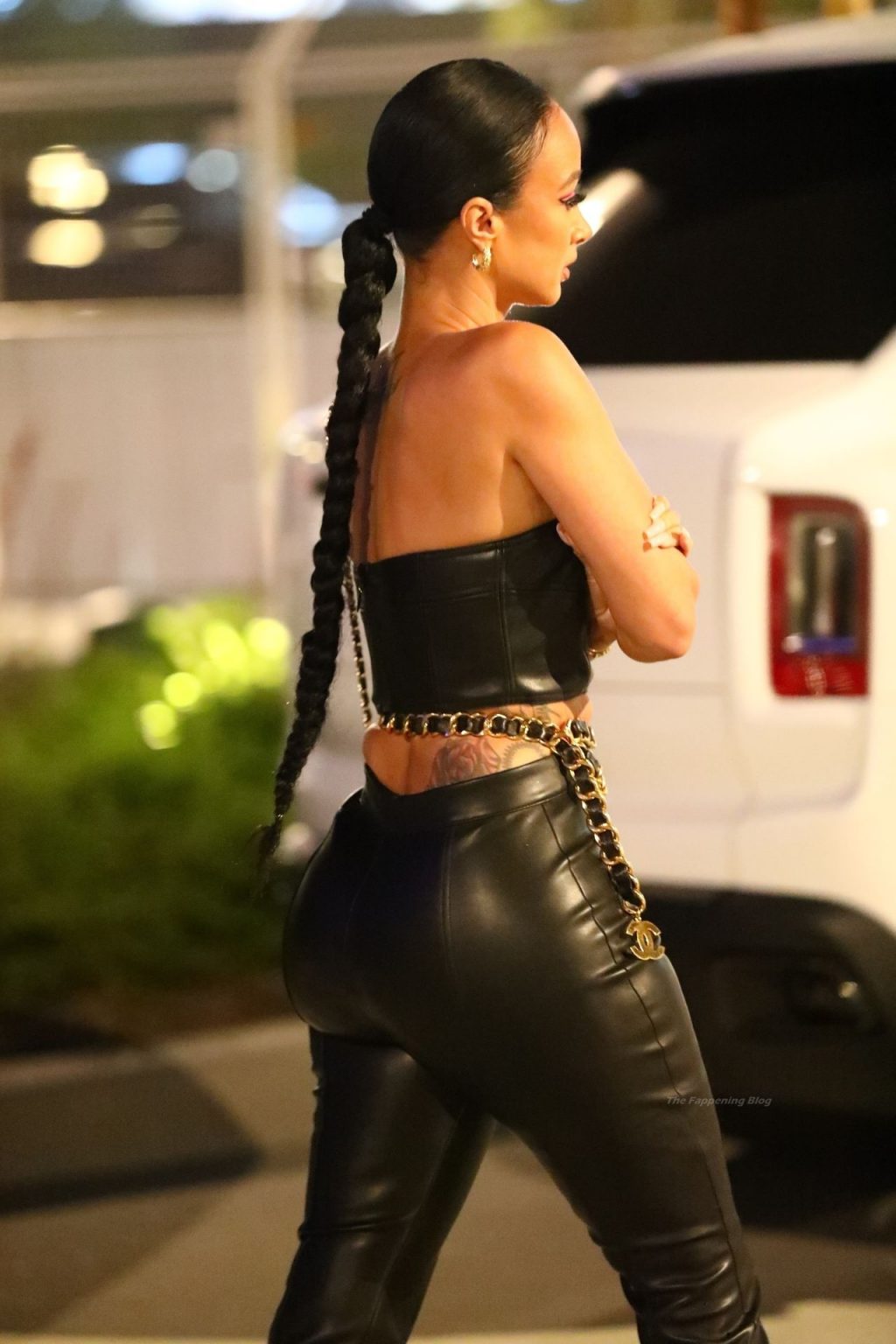 Draya Michele Looks Sexy in Leather at the Drake’s Billboard Afterparty (12 Photos)