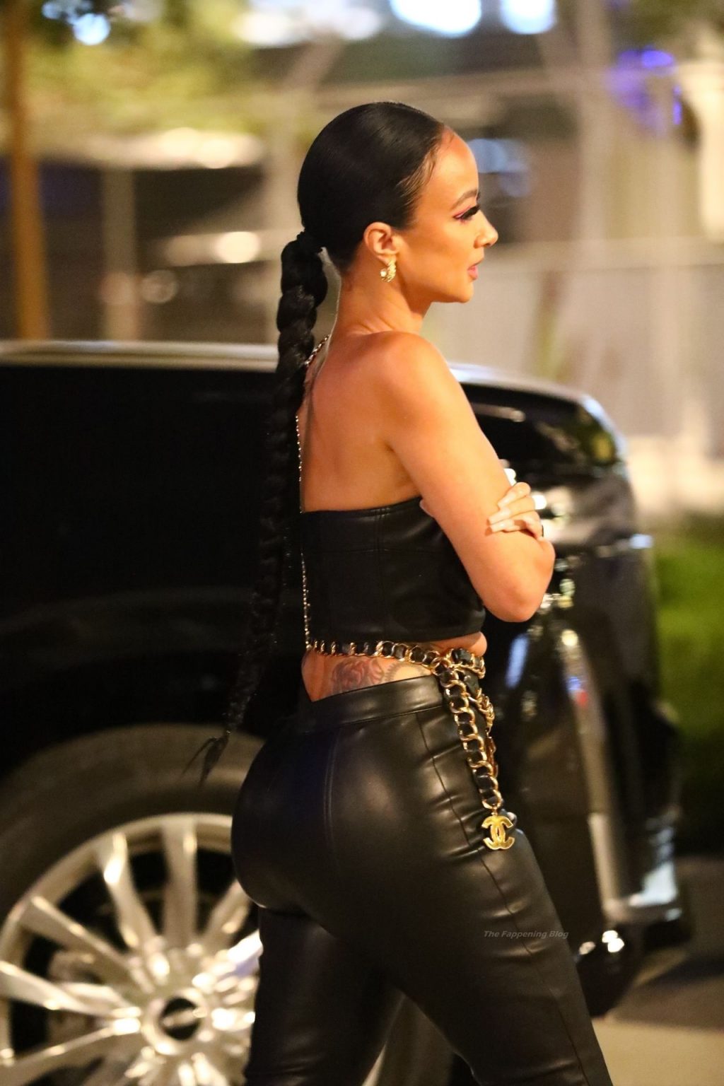 Draya Michele Looks Sexy in Leather at the Drake’s Billboard Afterparty (12 Photos)
