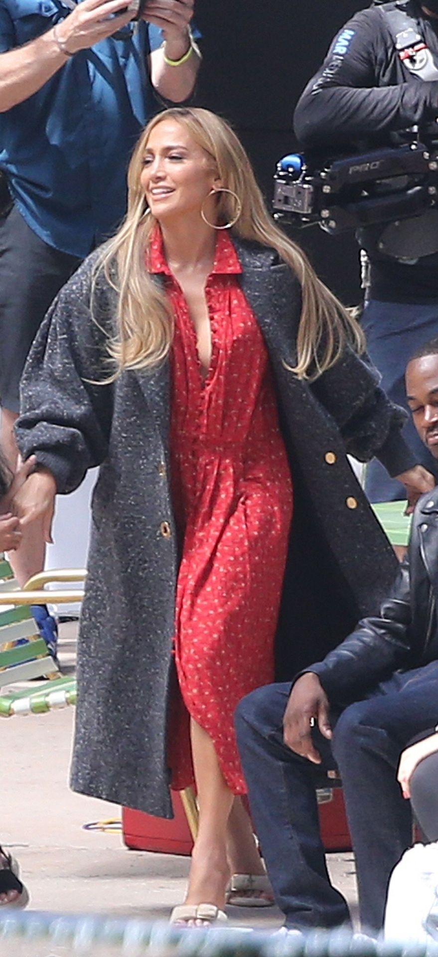 Jennifer Lopez Wears a Revealing Red Dress as She Gets Back to Work on Set in Miami (86 Photos)