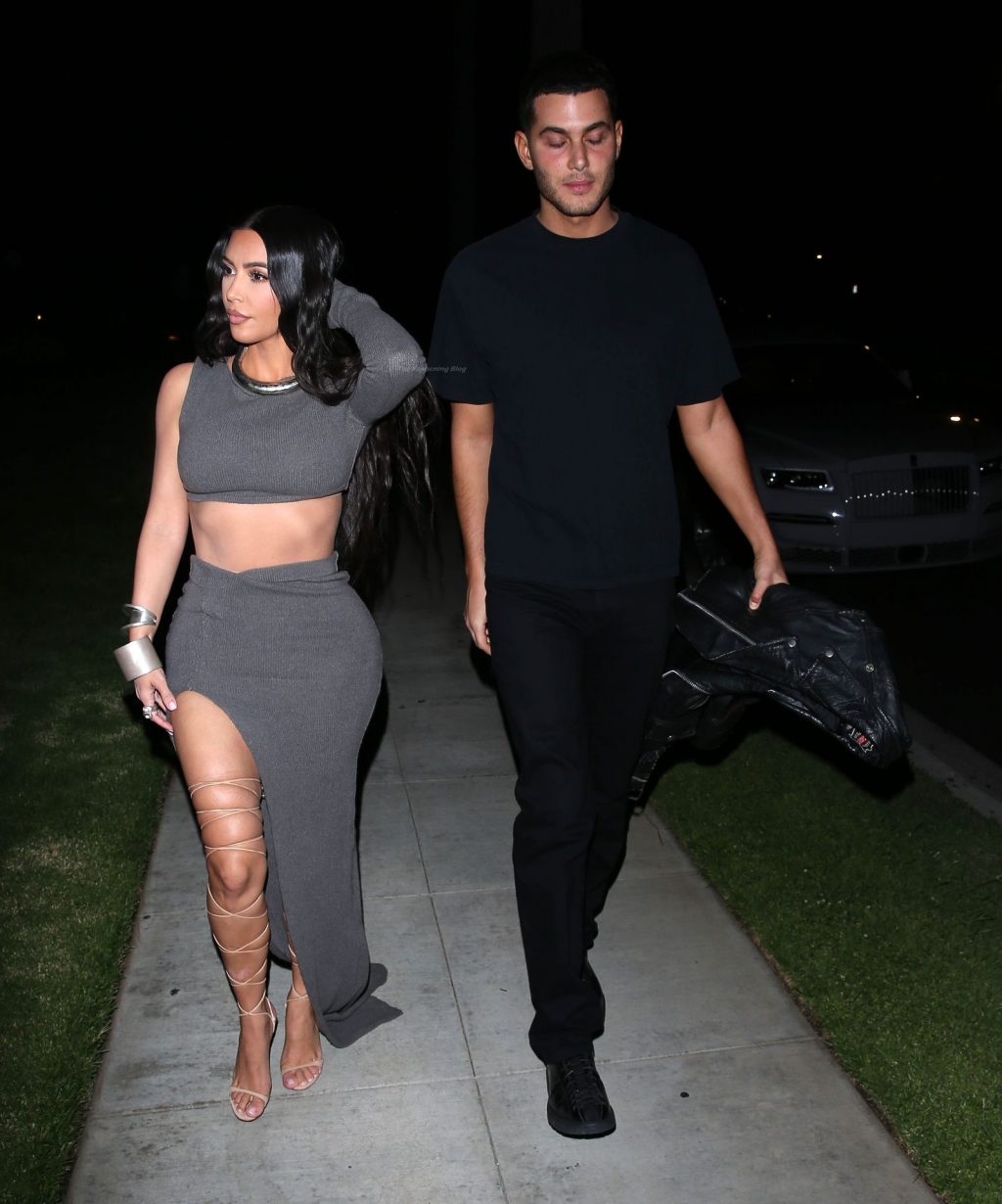 Kim Kardashian Looks Incredible in a Skintight Outfit in Beverly Hills (33 Photos)