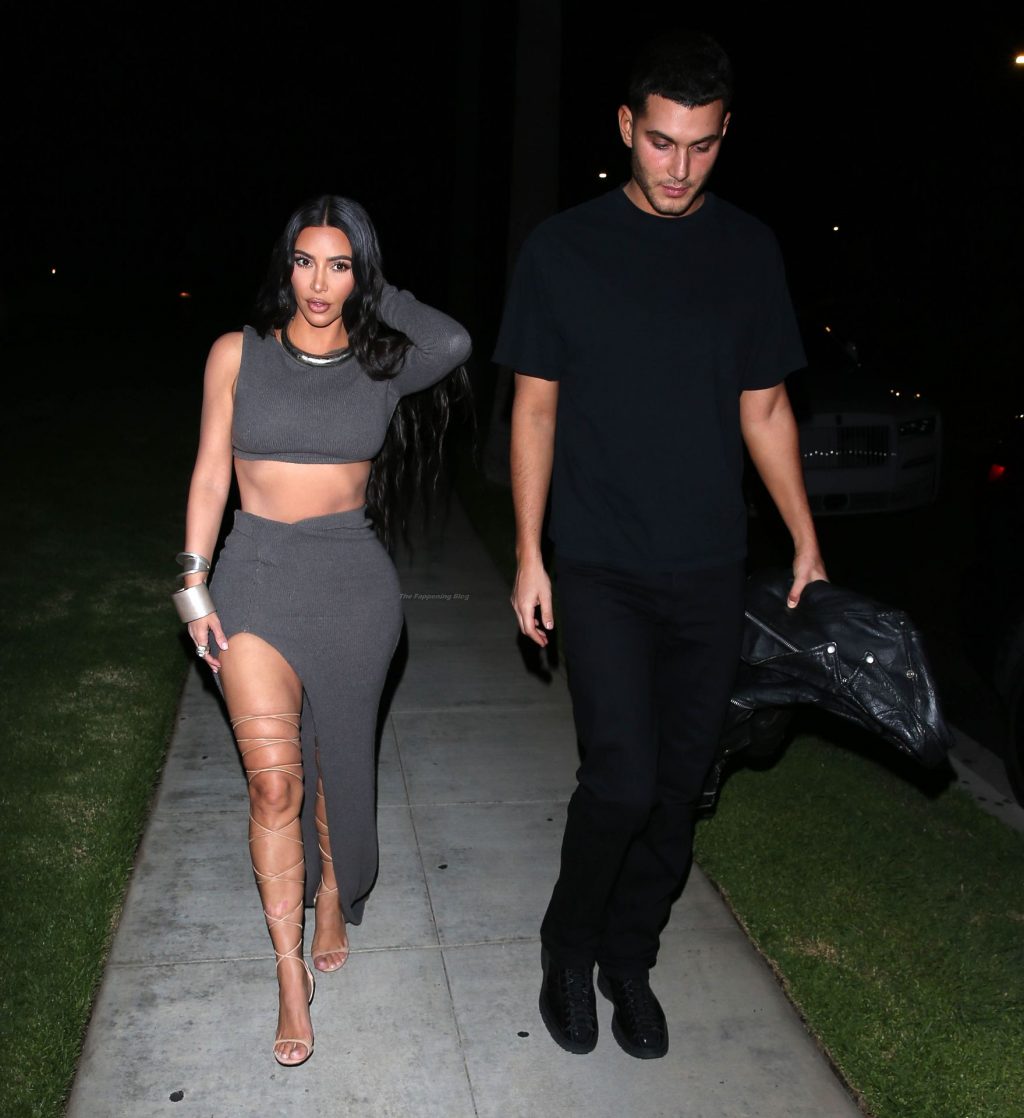 Kim Kardashian Looks Incredible in a Skintight Outfit in Beverly Hills (33 Photos)