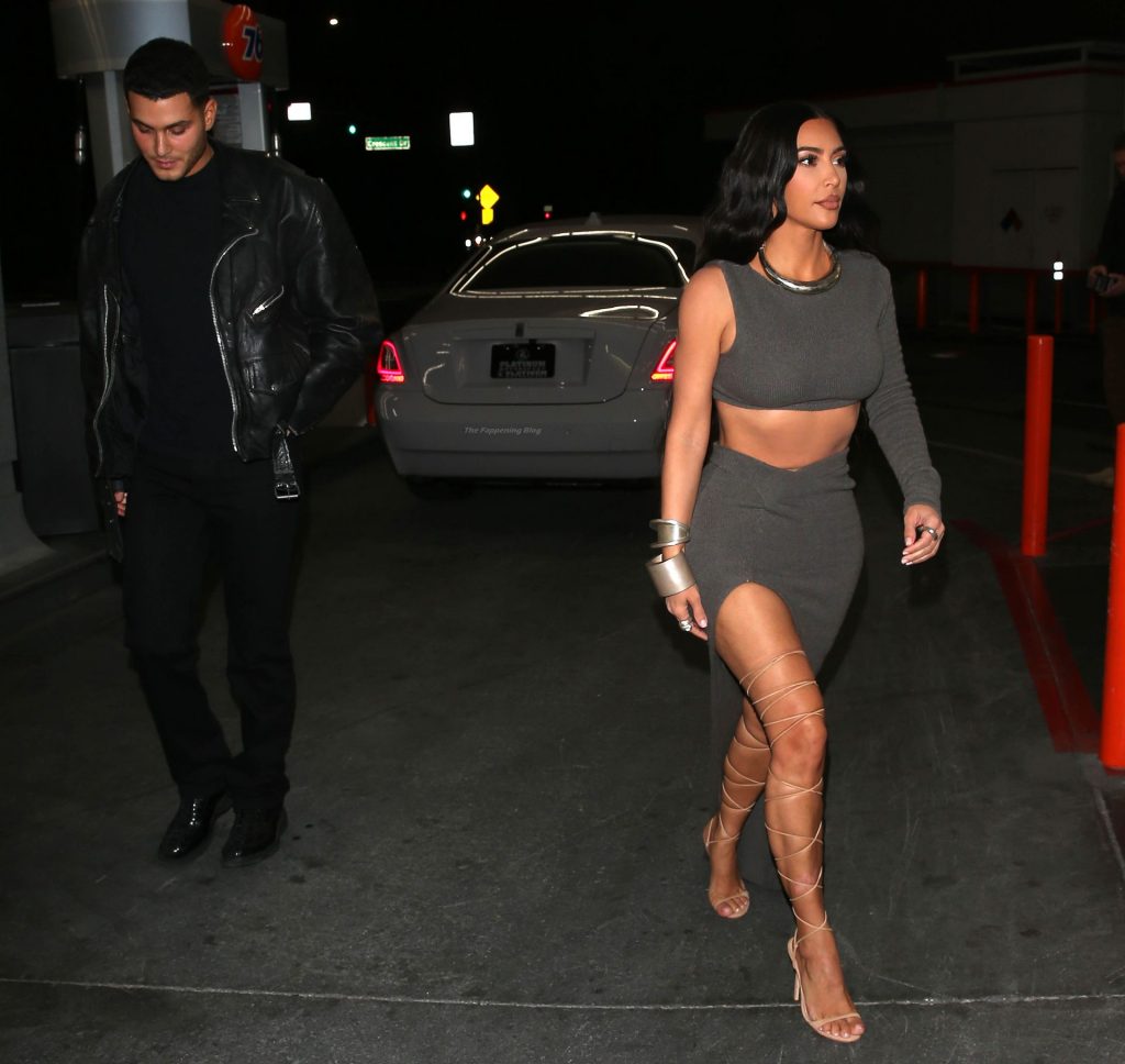 Kim Kardashian Looks Incredible in a Skintight Outfit in Beverly Hills (33 Photos)