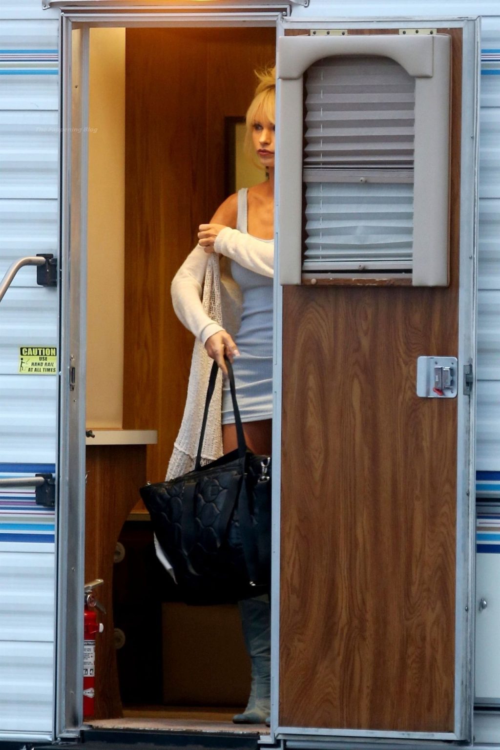 Lily James Transforms Into the Sexy Siren Pamela Anderson on the Set of the New Eight-Part Hulu Series (102 Photos)
