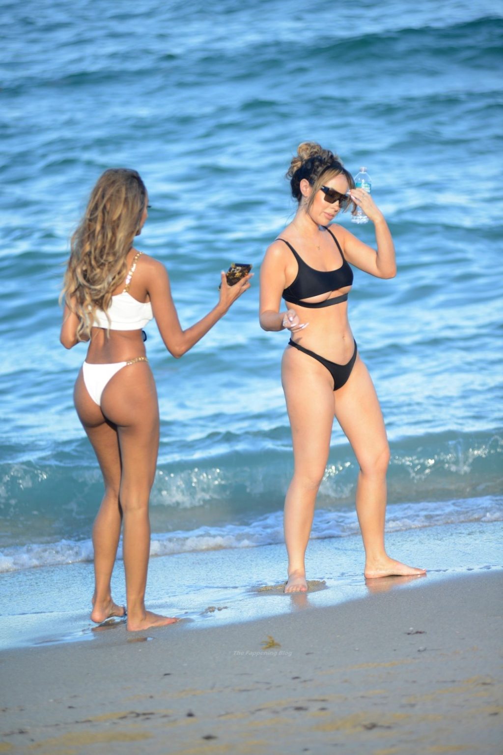 Lisa Opie &amp; Ramina Ashfaque Enjoy a Beach Day in Miami (23 Photos)