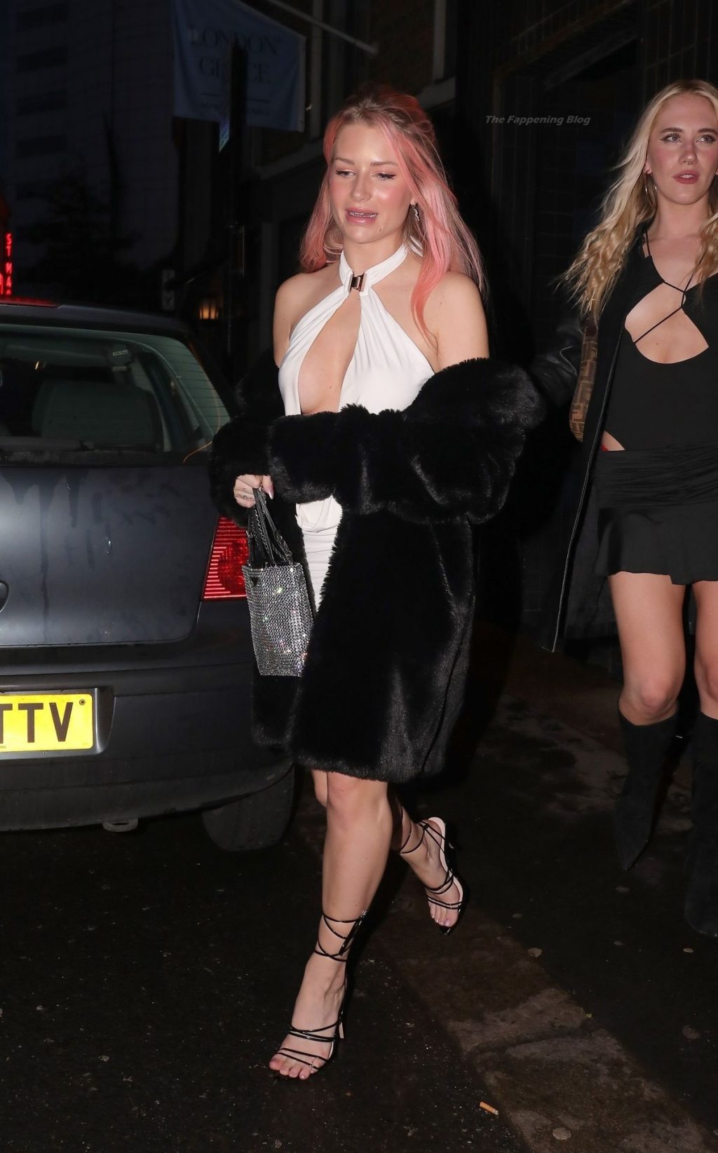 Lottie Moss Goes Braless and Flashes Her Boobs While Heading Out for Dinner in London (50 Photos)