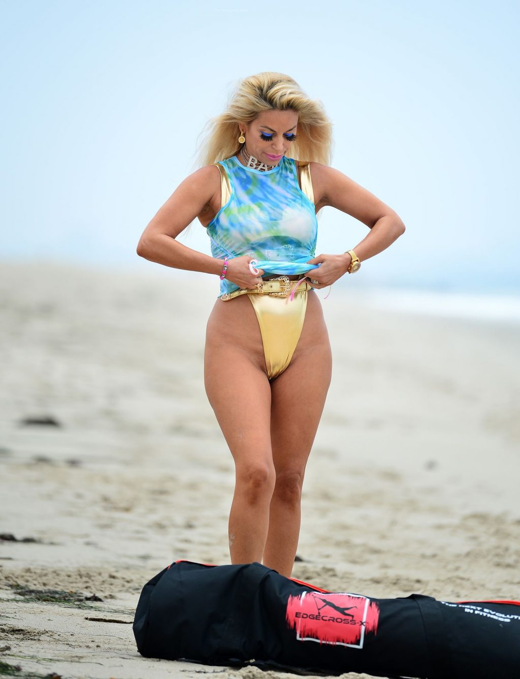 Marcela Iglesias Rocks a Skimpy Bikini During a Beach Workout (27 Photos)