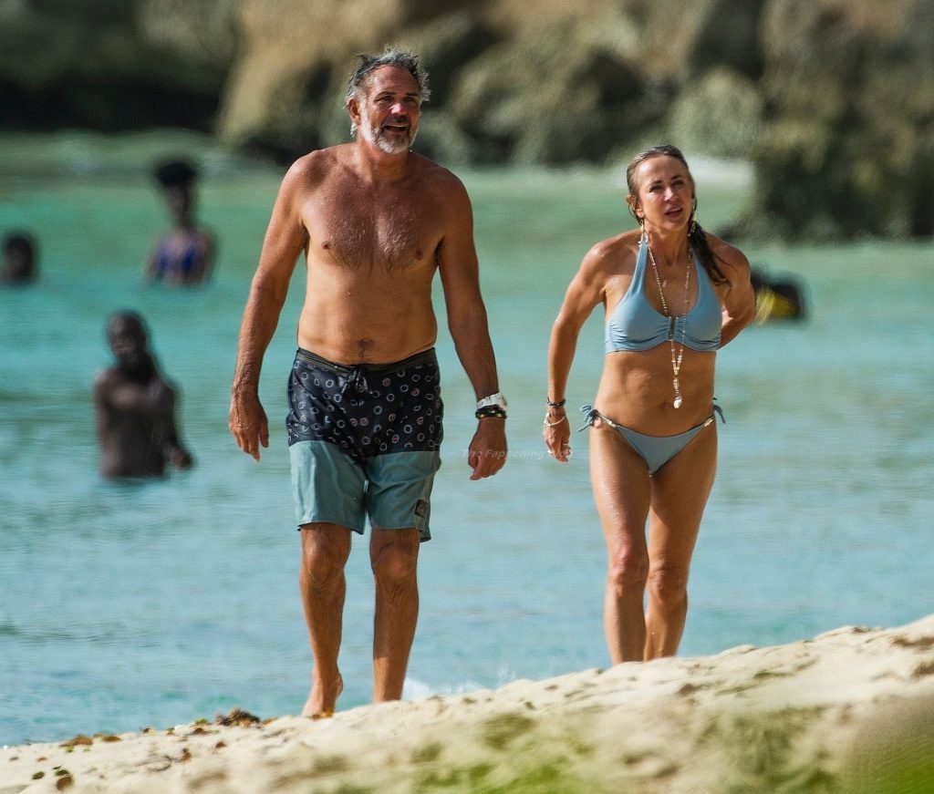 Michelle Cockayne is Spotted with a Mystery Man in Barbados (52 Photos)