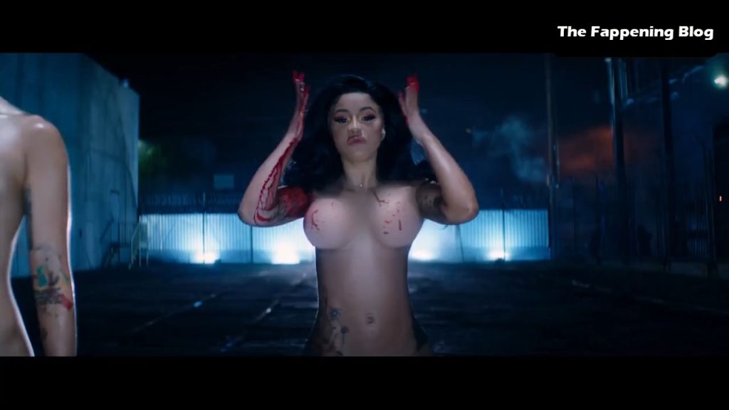 Cardi B walks with the confidence of a beautiful naked woman in heels…becau...