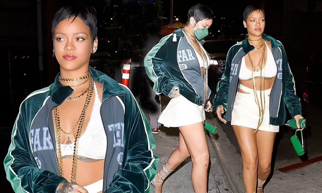 Leggy Rihanna Brings Her Nostalgic Style to Dinner as She Rocks a Bold Pixie Cut (30 Photos)
