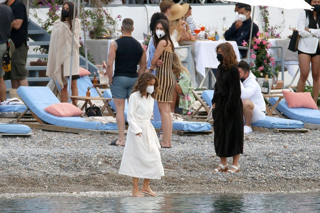 Philippine Leroy-Beaulieu Takes a Quick Dip in the Cool Ocean For ‘Emily In Paris’ (42 Photos)