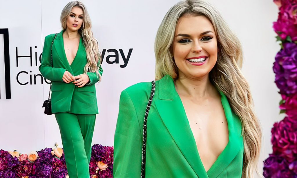 Tallia Storm Goes Braless Under a Green Suit at the Screening of Wonder Woman 1984 (57 Photos)