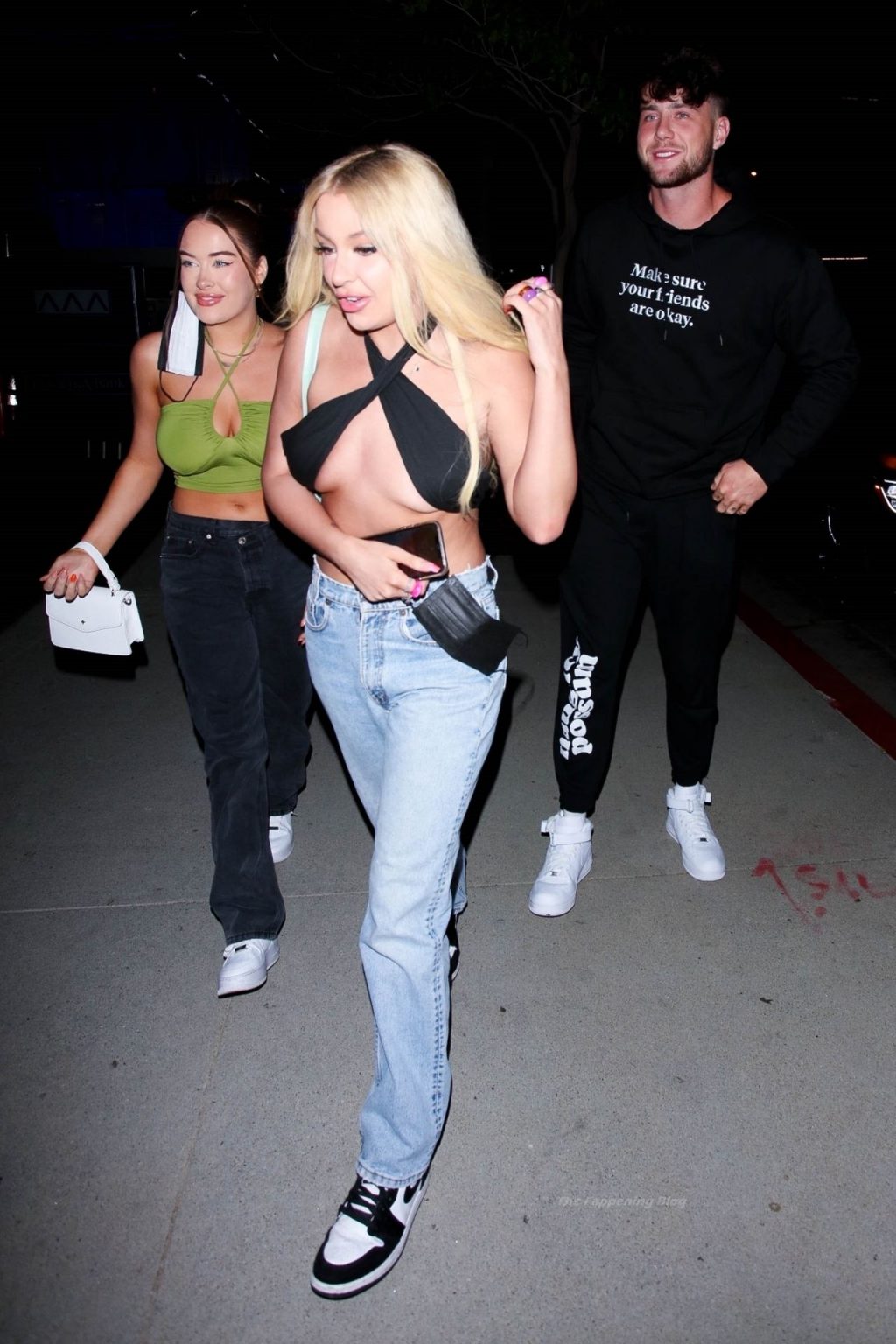 Tana Mongeau Flaunts Her Underboob while Grabbing Dinner in WeHo (17 Photos)