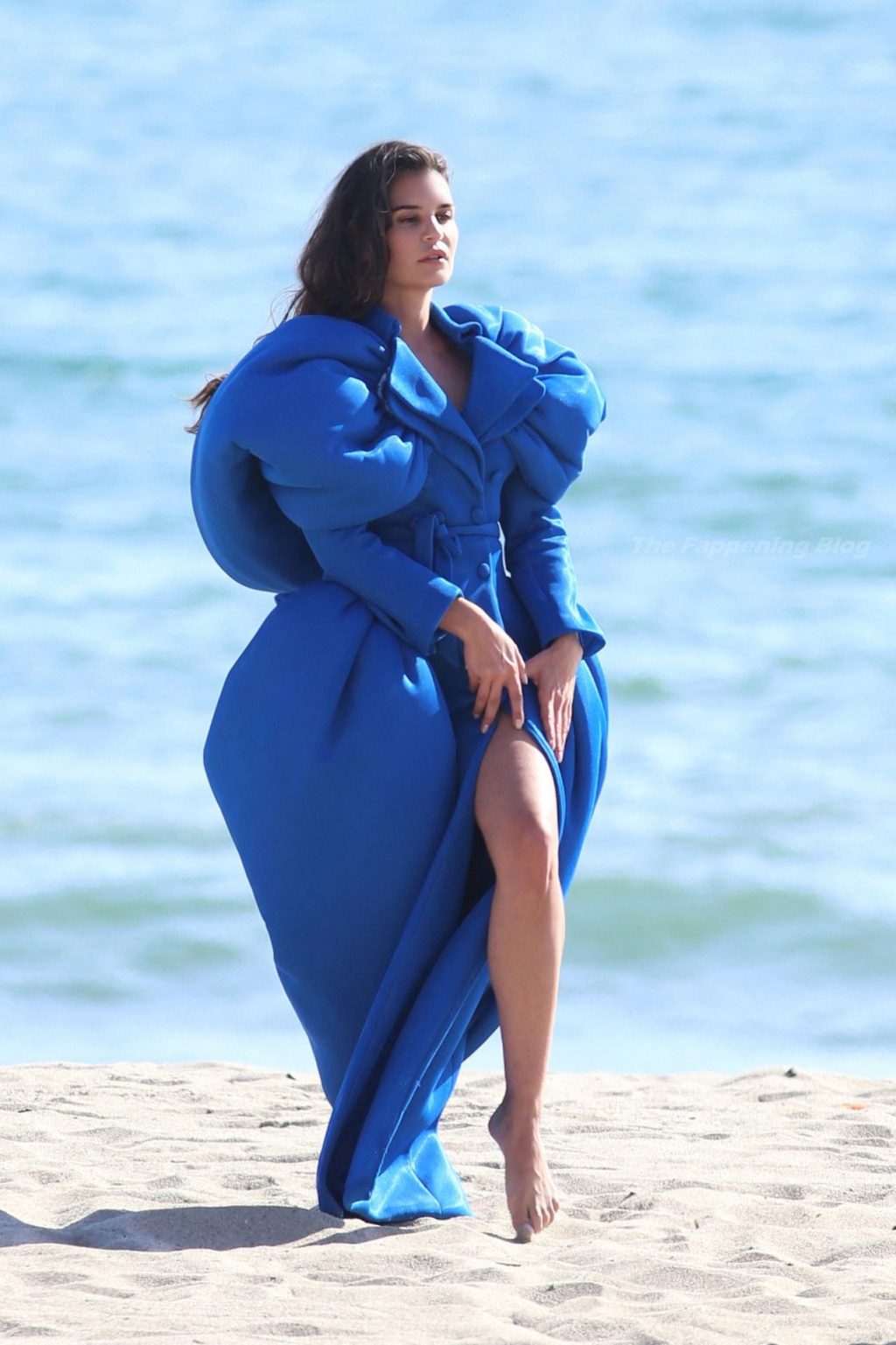 Teodora Djuric Stunts in a Fashion Dress While Shooting in Santa Monica (37 Photos)