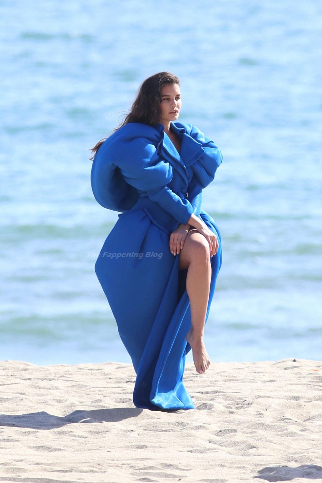 Teodora Djuric Stunts in a Fashion Dress While Shooting in Santa Monica (37 Photos)