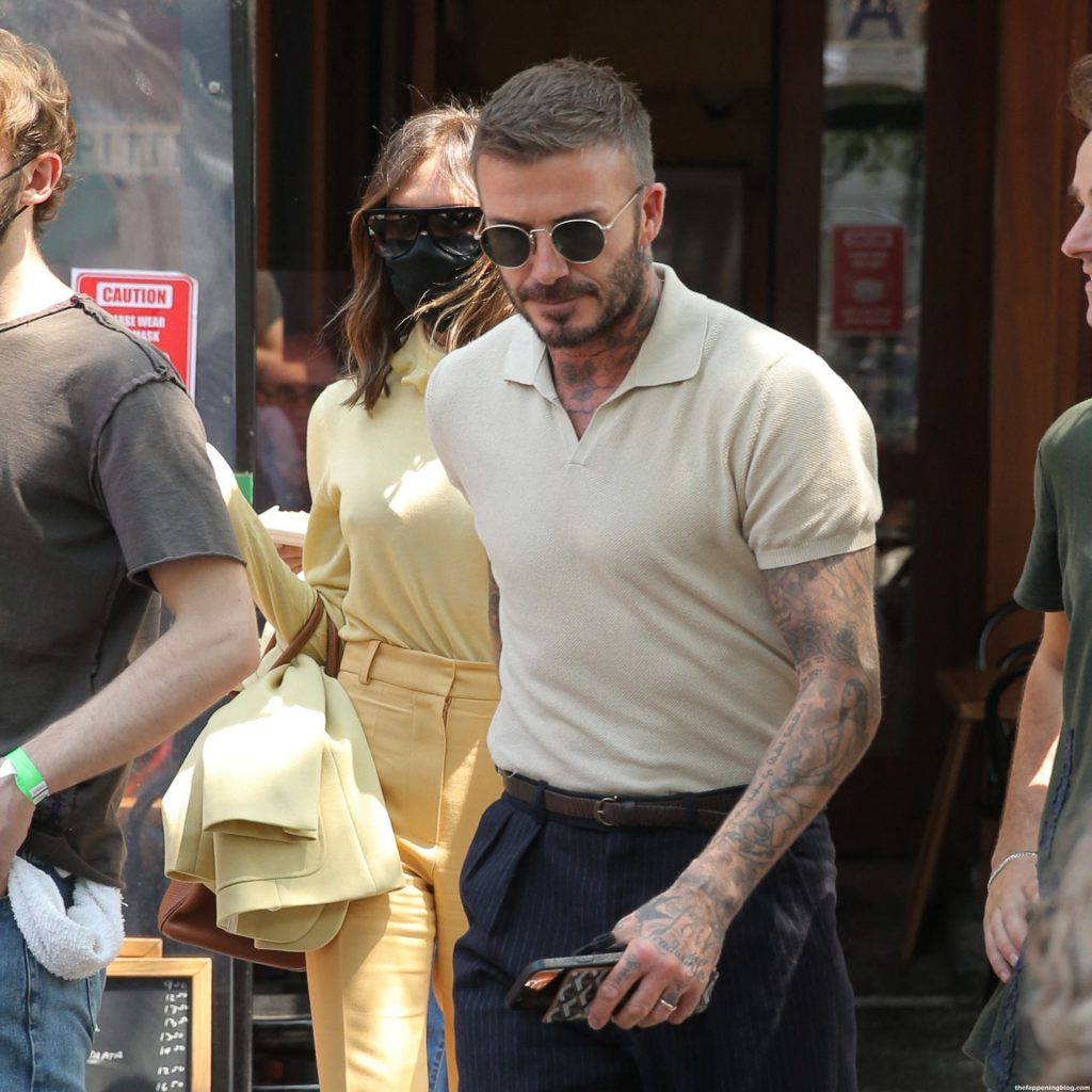 Victoria Beckham &amp; David Beckham are Spotted Leaving Bar Pitti (54 Photos)